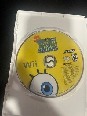 SpongeBob's Truth or Square (Nintendo Wii, 2009) Disc Only